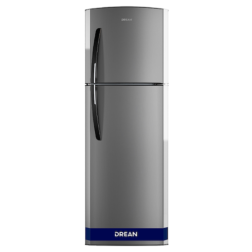 HELADERA NO FROST-STEEL-300LT-LUZ LED-DESHIELO AUTOMATICO DREAN RDA300FHRT