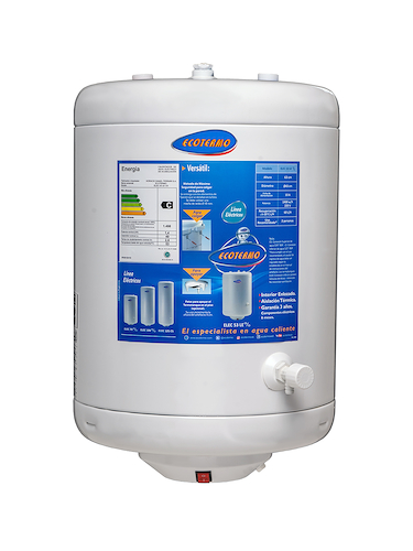 TERMOTANQUE ELECTRICO 53LTS-EUROPEA-SUPERIOR-1400W ECOTERMO TECO105053
