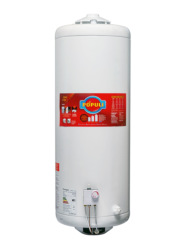 TERMOTANQUE GAS 100LTS-POPULLI-GN-COLGAR-SUPERIOR ECOTERMO TPOP8NS100