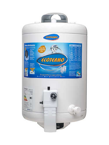 TERMOTANQUE GAS ALTA RECUPERACION 53LTS-SUPERIOR-COLGAR-GN ECOTERMO TECO2NSO53
