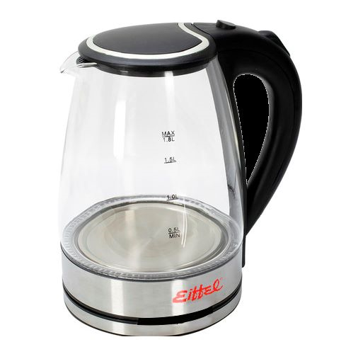 PAVA ELECTRICA-VIDRIO-1.7LTS-CORTE MATE Y CAFE-INDICADOR EIFFEL E-606