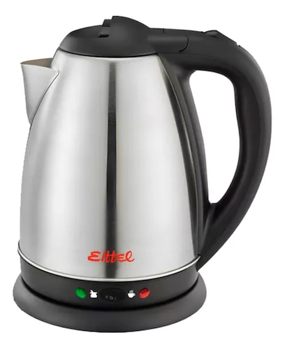 PAVA ELECTRICA-ACERO-1.7LTS-CORTE MATE Y CAFE EIFFEL E-601