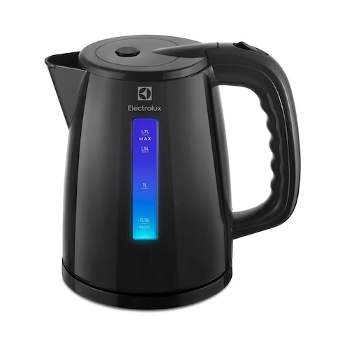 PAVA ELECTRICA EFFICIENT-1.7LTS-CON SELECTOR DE MATE NEGRO ELECTROLUX EKA10