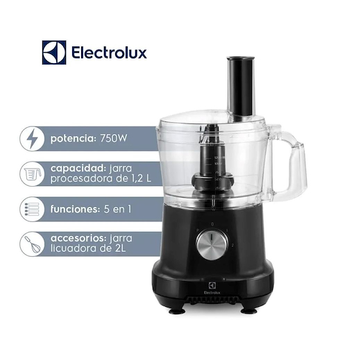 MULTIPROCESADORA-750W-2 VELOCIDADES+ PULSADOR-LICUADOR ELECTROLUX FPA25 miniatura