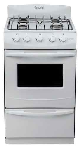 COCINA CAN51BN-BLANCO-GN-FACIL LIMPIEZA-HORNO-VISOR-VALVULAS ESCORIAL CANDOR