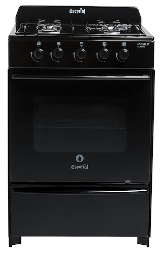 COCINA MASCL56NN-NEGRO-GN-56CM-FACIL LIMPIEZA-HORNO ESCORIAL MASTER CLASSIC