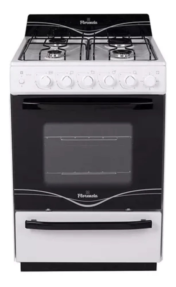 COCINA-BLANCO-56CM-BIGAS-LUZ Y ENCENCENDIDO FLORENCIA 5536F