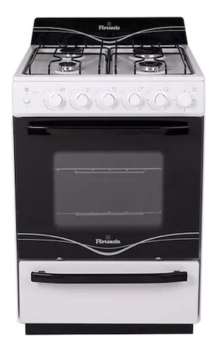 COCINA-BLANCO-56CM-BIGAS-LUZ Y ENCENCENDIDO FLORENCIA 5536F
