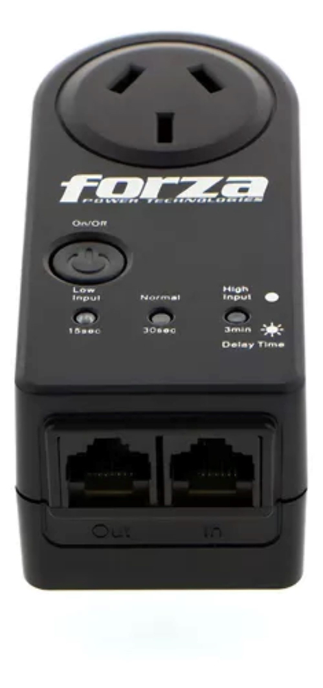 PROTECTOR DE TENSION-ZION CAPACIDAD 1500W-220V-INDICADOR LED FORZA FVP-1202N-A