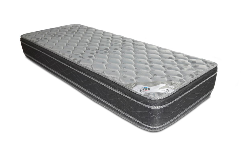 COLCHON ESPUMA SILVER FLEX 80X190X25CM-DOBLE EURO PILLOW GANI CESF80-25P