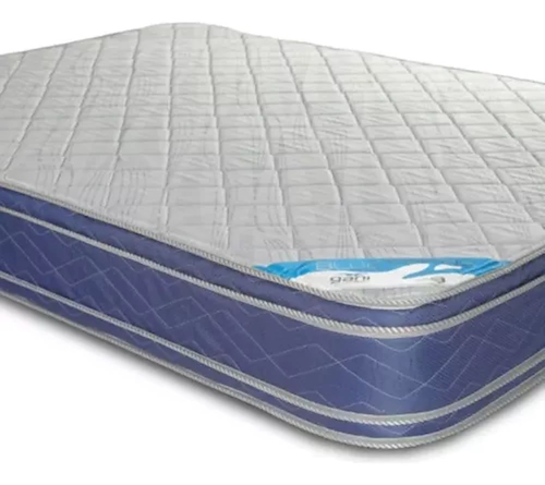COLCHON RESORTE BLUE SPRING 140X190X23CM-DOBLE PILLOW 70KG GANI CRBS140P