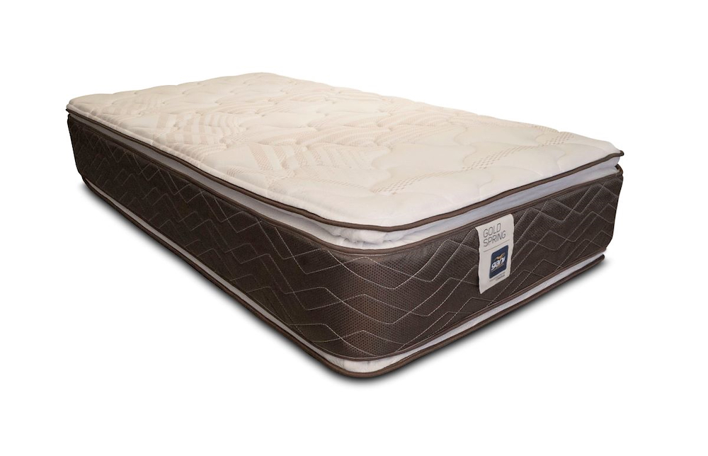 COLCHON RESORTE GOLD SPRING 160X200X33CM-110KG-DOBLE PILOW GANI CRGS160-33