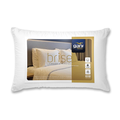 ALMOHADA BRISE 70X50CM-MICROFIBRA SILICONADA-FUNDA TELA DOWN GANI AB70