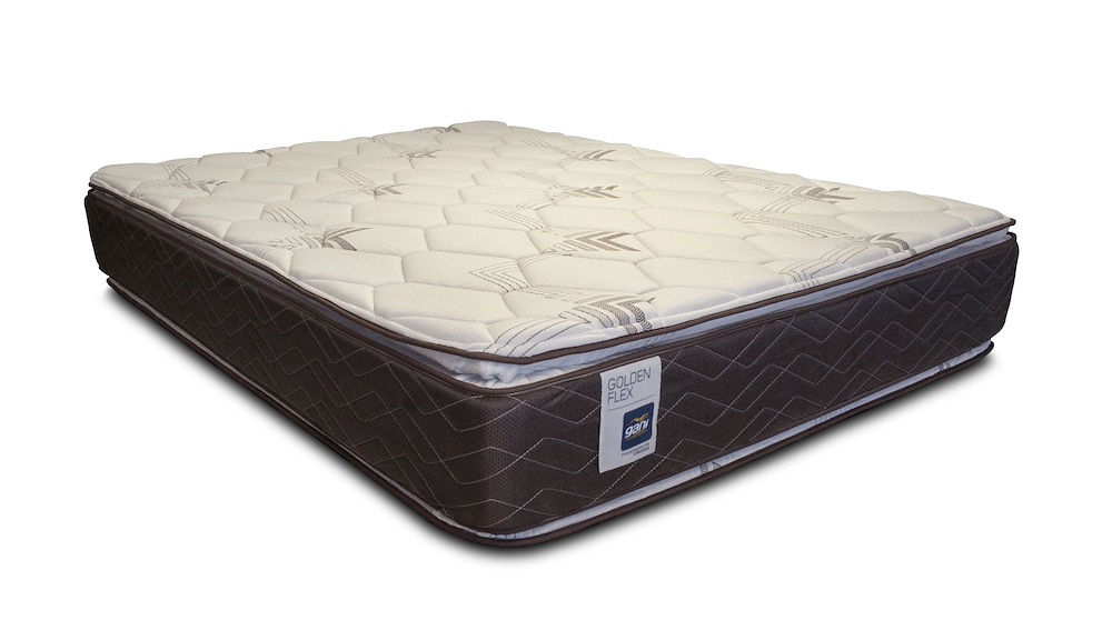 COLCHON ESPUMA GOLDEN FLEX 140X190X30CM-33KG-DOBLE-PILLOW GANI CEGF140-30