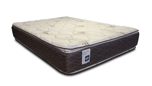 COLCHON ESPUMA GOLDEN FLEX 140X190X30CM-33KG-DOBLE-PILLOW GANI CEGF140-30 miniatura