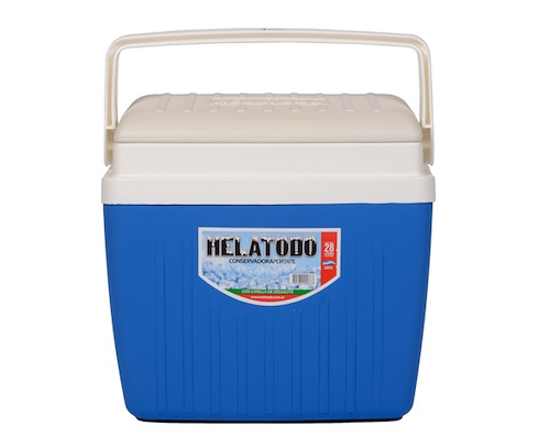 CONSERVADORA 28LTS-CON CANILLA DE DESAGOTE-TRABA DE TAPA HELATODO L6