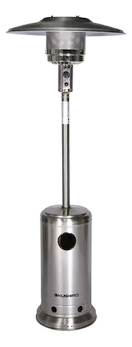 CALEFACTOR EXTERIOR-ACERO INOXIDABLE-GE-GARRAFA DE 10KG KUSHIRO CZGB-B