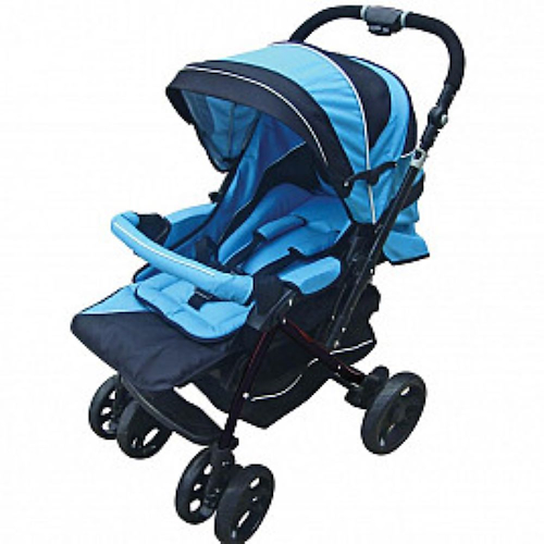 COCHE DE BEBE 6 RUEDAS-MANIJA-REBATIBLE-OULET LATAPY 2075