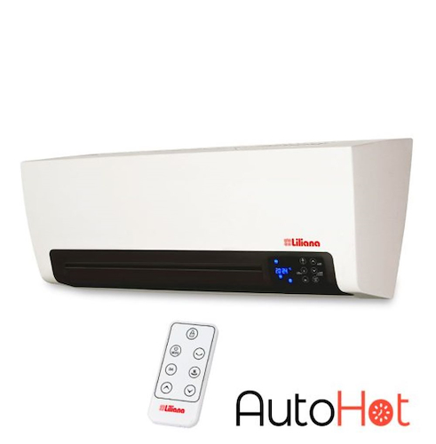 SPLIT PARED-AUTOHOT-CERAMICA-1000W-2000W-REMOTO-TURBINA LILIANA CWD910