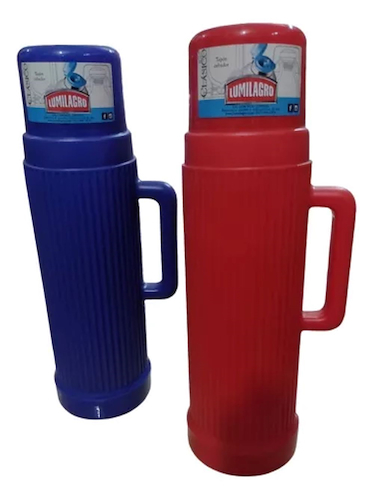 TERMO CLASICO-1LT-CON ASA-PICO VERTEDOR LUMILAGRO 3720