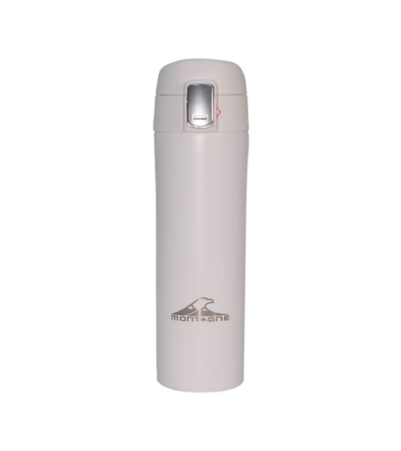 BOTELLA TERMICA 420MM BLANCO MATE ST-MANTIENE 6 HORAS MONTAGNE IWUYBOTUAKBMTST
