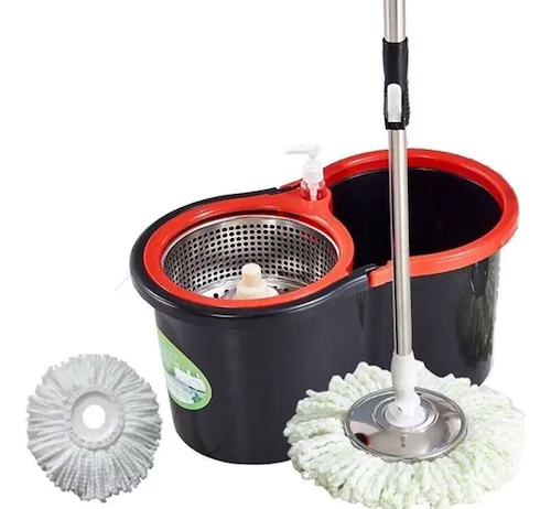 MOPA MAGICA HOKUTONE BALDE ESCURRIDOR Y CENTRIGUGADOR NEGRO MOPA MAGICA HT-MOP1VE