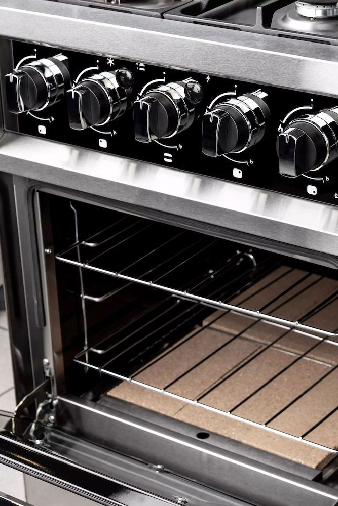 COCINA GN-PUERTA VISOR-60CM-4 HORNALLAS-MECHERO DE FUNDICION MORELLI COUNTRY 600-018027