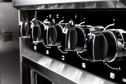 COCINA GN-PUERTA VISOR-60CM-4 HORNALLAS-MECHERO DE FUNDICION MORELLI COUNTRY 600-018027 miniatura