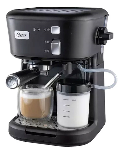 CAFETERA EXPRESS NEGRO-15BAR-ESPUMADOR OSTER EM5501B