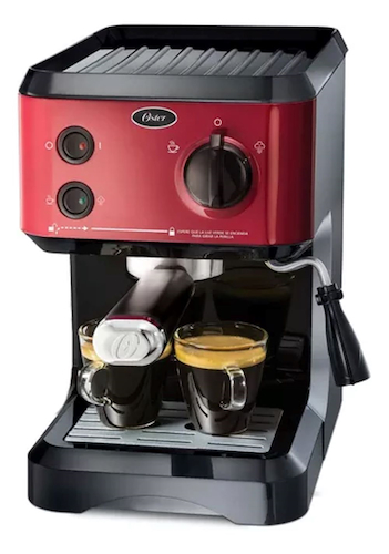 CAFETERA EXPRESS-19 BAR-2 EN 1-CAFE MOLIDO Y EN CAPSULAS OSTER ECMP65R