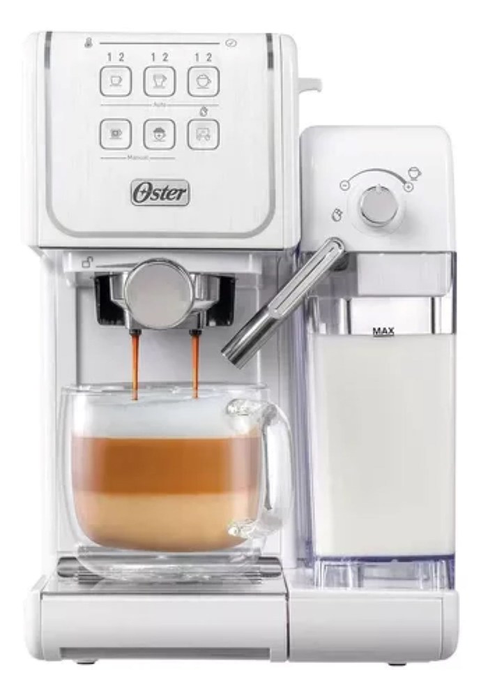 CAFETERA EXPRESS-BLANCO-19 BAR-TACTIL OSTER EM6801W