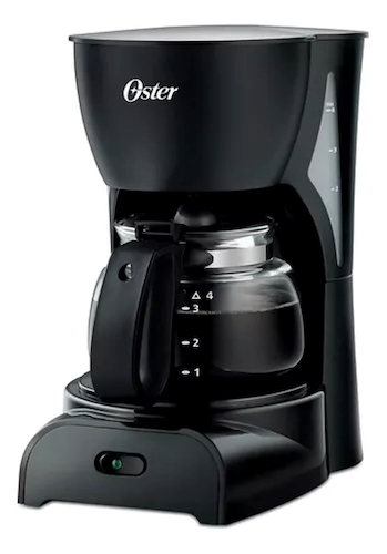 CAFETERA FILTRO-NEGRO-0.6LTS-4 POCILLOS-FILTRO PERMANENTE OSTER DR5B miniatura