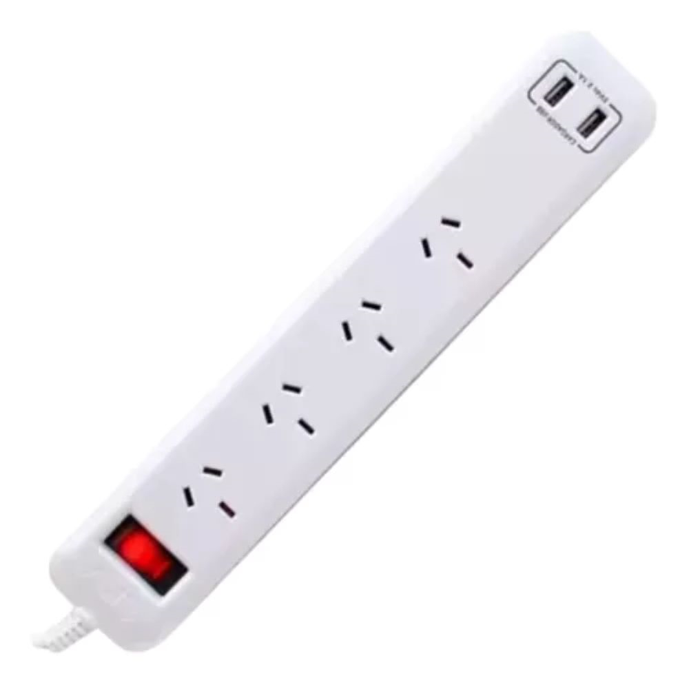 PROLONGADOR ELECTRICO 4 TOMAS AC-4 TOMAS UBS PCBOX PEP