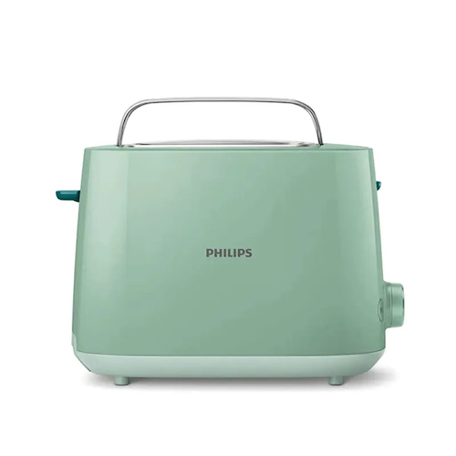 TOSTADORA-VERDE-2 REBANADAS-8 NIVELES-830W PHILIPS HD2581/60