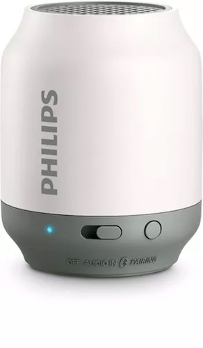 PARLANTE PORTATIL-BLANCO-2W RSM-USB-BLUETOOTH-BATERIA 8HS PHILIPS BT50W
