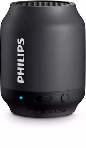 PARLANTE PORTATIL-NEGRO-2W RSM-USB-BLUETOOTH-BATERIA 8HS PHILIPS BT50B