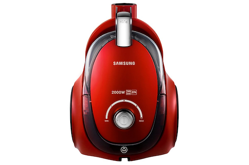 ASPIRADORA-2000W-RED FLAME-SIN BOLSA-REGULADOR  DE VELOCIDAD SAMSUNG VC20CCNMARF/BG