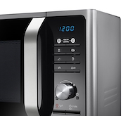 MICROONDAS DIGITAL 23LTS-SILVER-CON GRILL-6 NIVELES-800W SAMSUNG MG23F3K3TAS miniatura