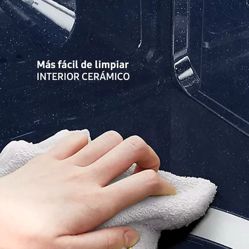 MICROONDAS DIGITAL 23LTS-SILVER-CON GRILL-6 NIVELES-800W SAMSUNG MG23F3K3TAS miniatura