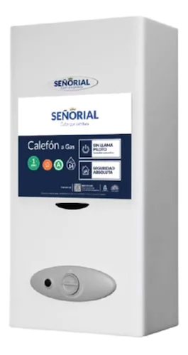 CALEFON-CON ENCENDIDO-GE-14LTS-SIN LLAMA PILOTO SEÑORIAL 330102
