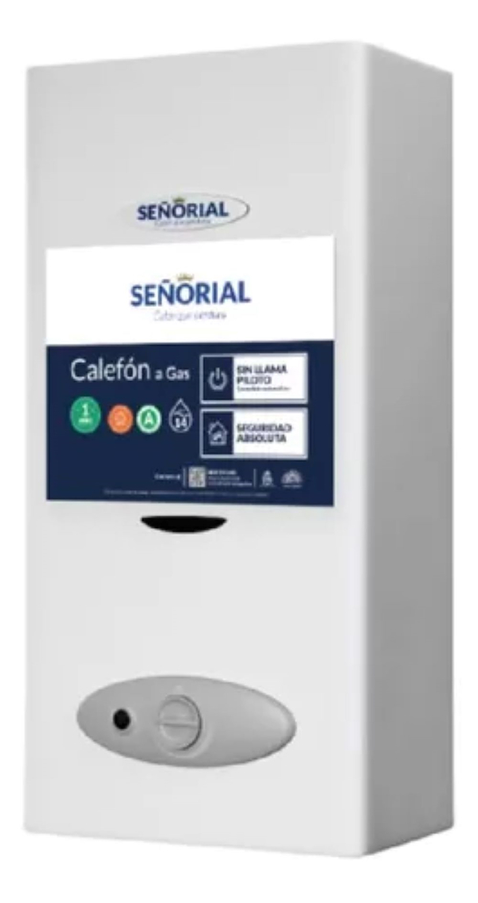 CALEFON-CON ENCENDICO-GN-14LTS-SIN LLAMA PILOTO SEÑORIAL 330103