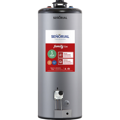TERMOTANQUE GAS 85LTS-FAMILY-BIGAS-SUPERIOR/INFERIOR 330008 SEÑORIAL TTS-85