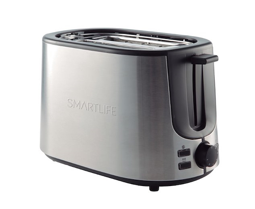 TOSTADORA -ACERO-2 REBANADAS-7 NIVELES-FUNCION DESCONGELAR SMARTLIFE TO1701