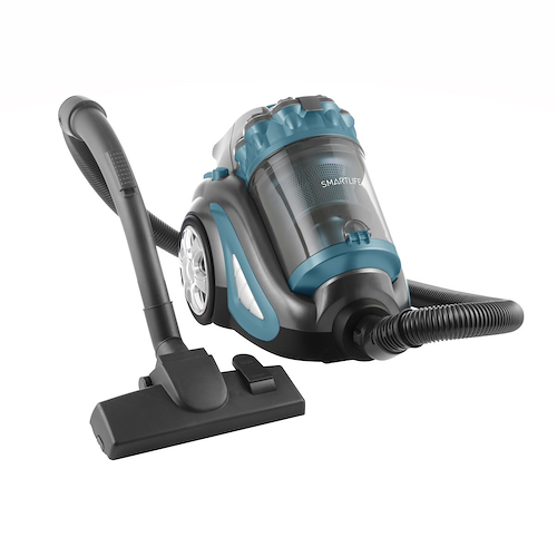ASPIRADORA-2000W-SIN BOLSA-3LTS-FILTRO LAVABLE-MULTICICLONIC SMARTLIFE VC20BLB