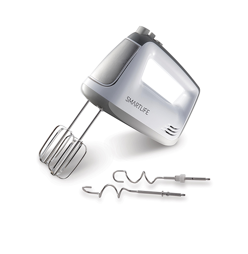 BATIDORA DE MANO SMARTLIFE 300W-5 VEL+TURBO BATIDOR DOBLE SMARTLIFE SLHM1035PN