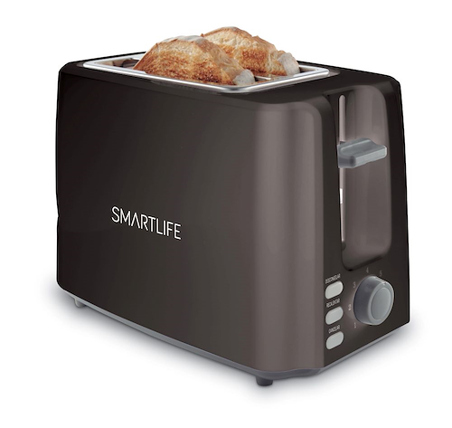 TOSTADORA SMARTLIFE NEGRO-2 REBANADAS-7 NIVELES-750W SMARTLIFE SLTO1301B