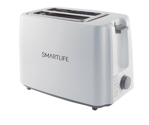 TOSTADORA SMARTLIFE BLANCO-2 REBANADAS-7 NIVELES-750W SMARTLIFE SLTO1301W