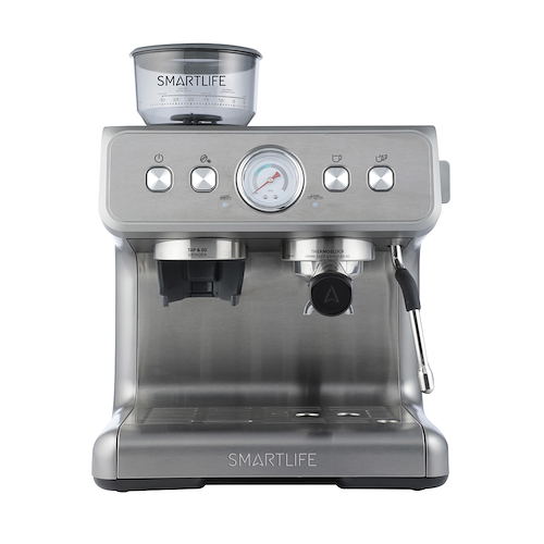 CAFETERA EXPRESS ACERO-15 BAR-CON MOLINILLO CON REGULADOR SMARTLIFE ECG5020