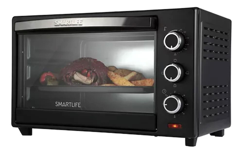 HORNO ELECTRICO 30LTS-NEGRO-TIMER-CON ALARMA SMARTLIFE SL-GO0030PN miniatura