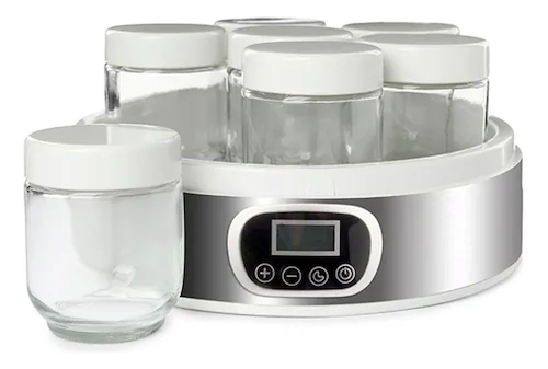 YOGURTERA 7 VASOS DE 200ML-18W-TACTIL-CON TIMER SMARTLIFE SL-YM2305